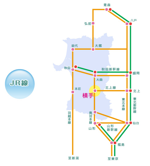 JR路線図
