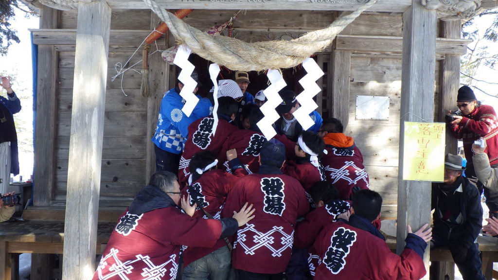 木戸五郎兵衛神社　梵天・恵比寿俵奉納祭り