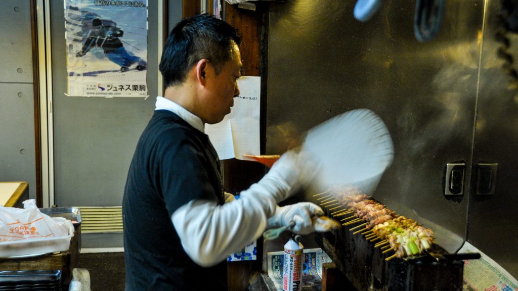 A charcoal grill special store Kashiraya