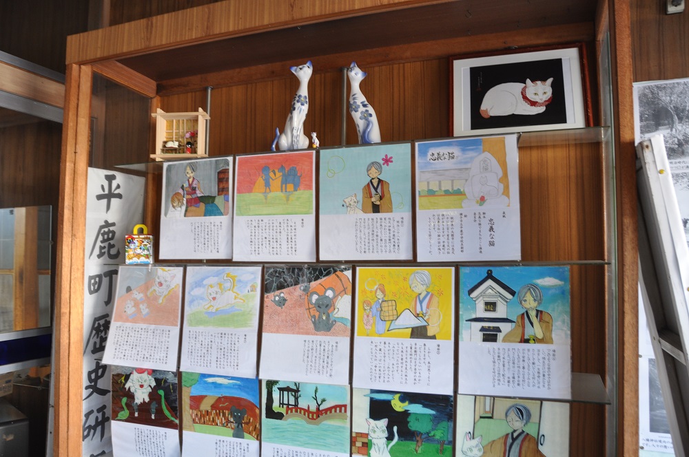 忠義な猫の神社と資料館